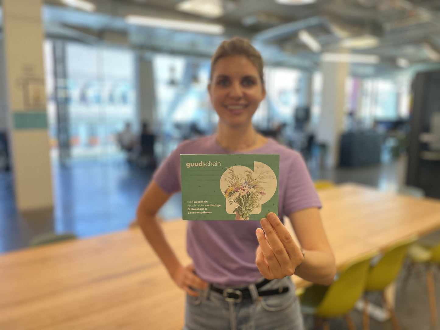 guudschein aus Samenpapier 100€