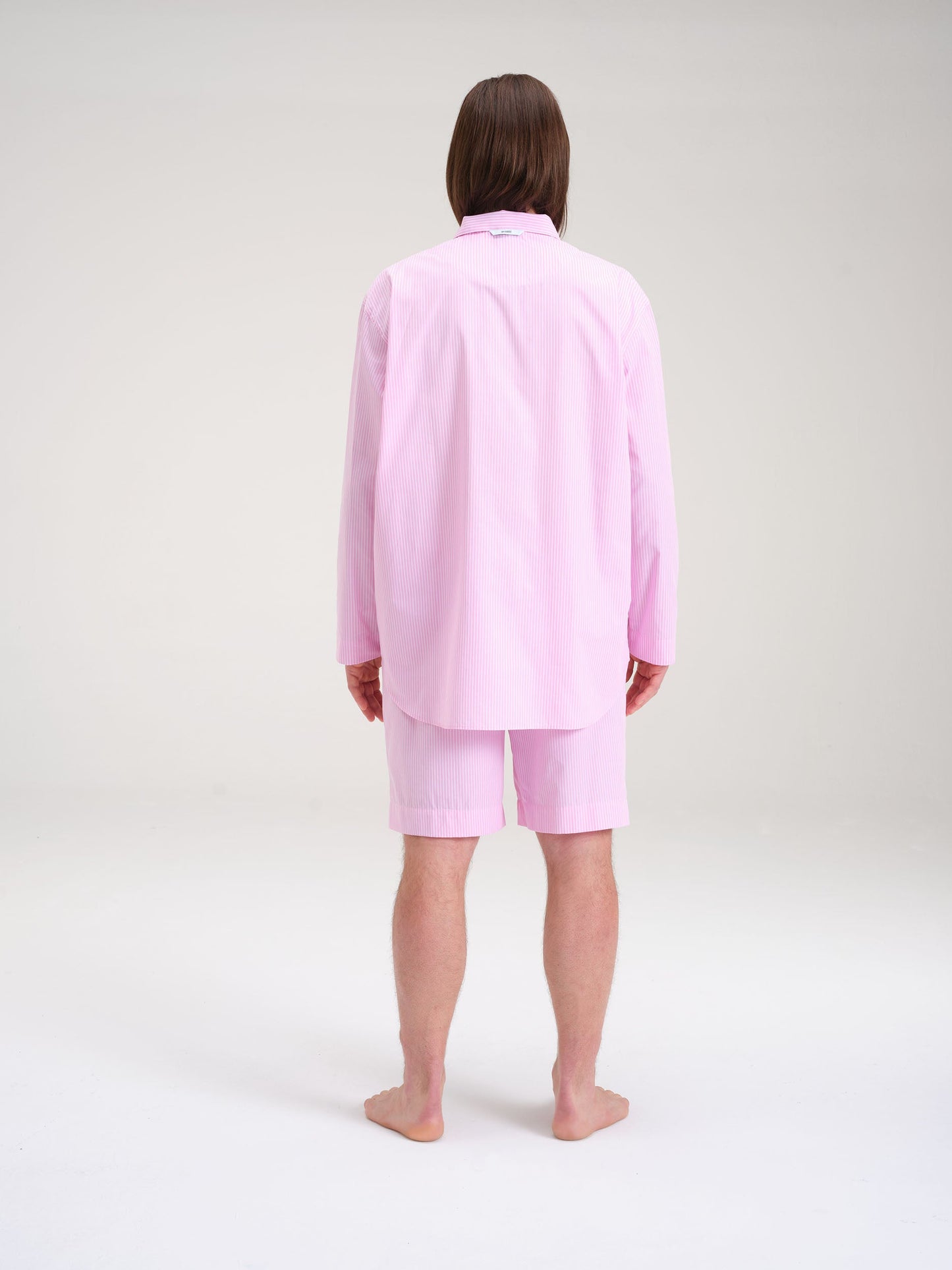 Pyjamahemd - pretty pink stripe