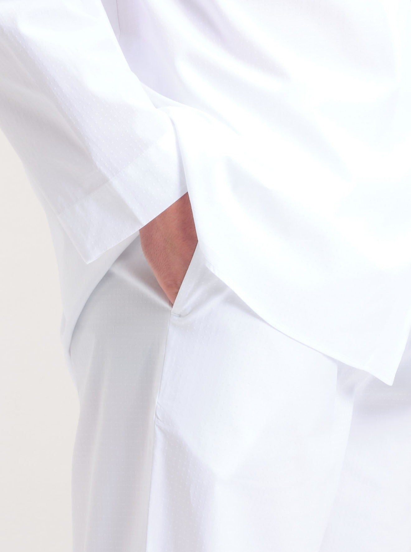Pyjamahose - worthy white