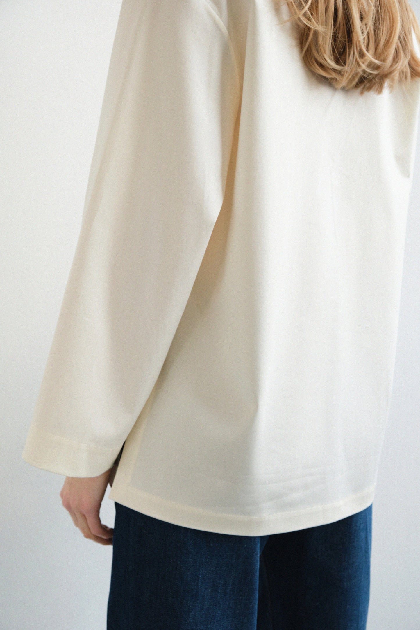 Beigefarbene nachhaltige Blusen von IVA RYCH, Fair Fashion, ethische Mode