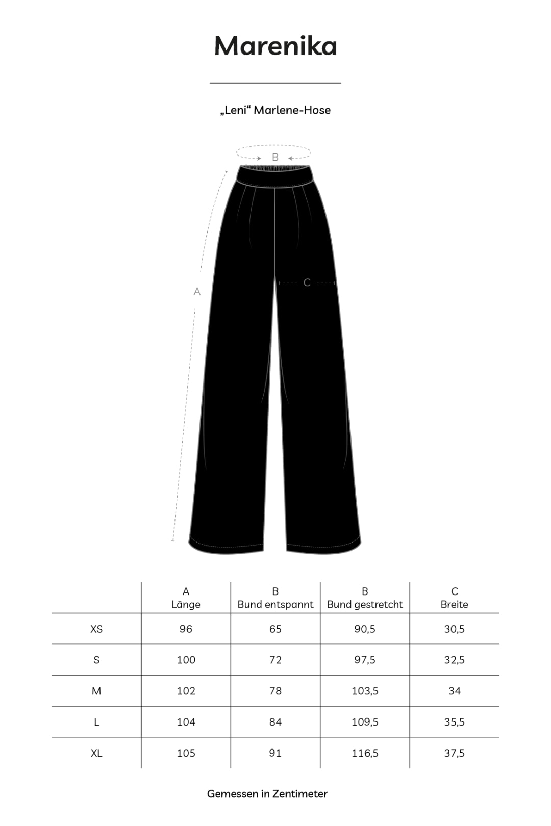 MARENIKA - Nachhaltige Marlenehose aus fließendem Tencel - Schwarz