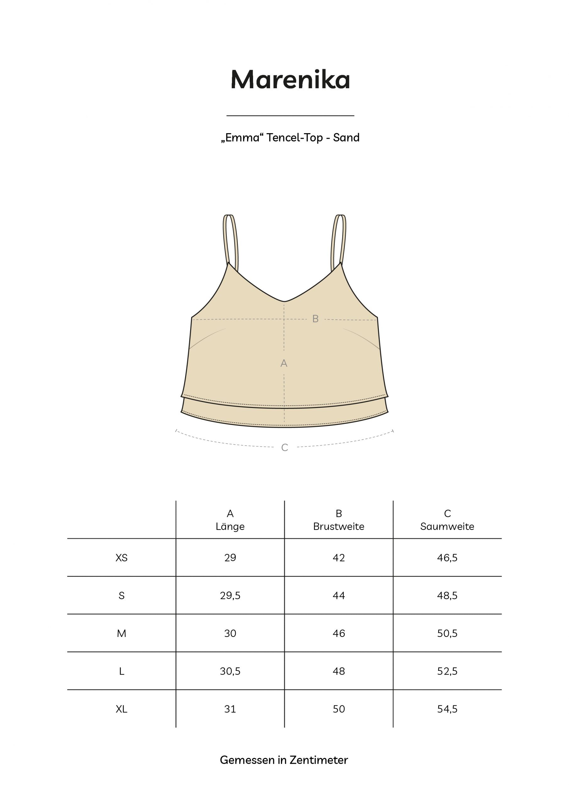 Nachhaltiges Top von Marenika in nude, Slow Fashion, ethisch verantwortungsvolle Mode