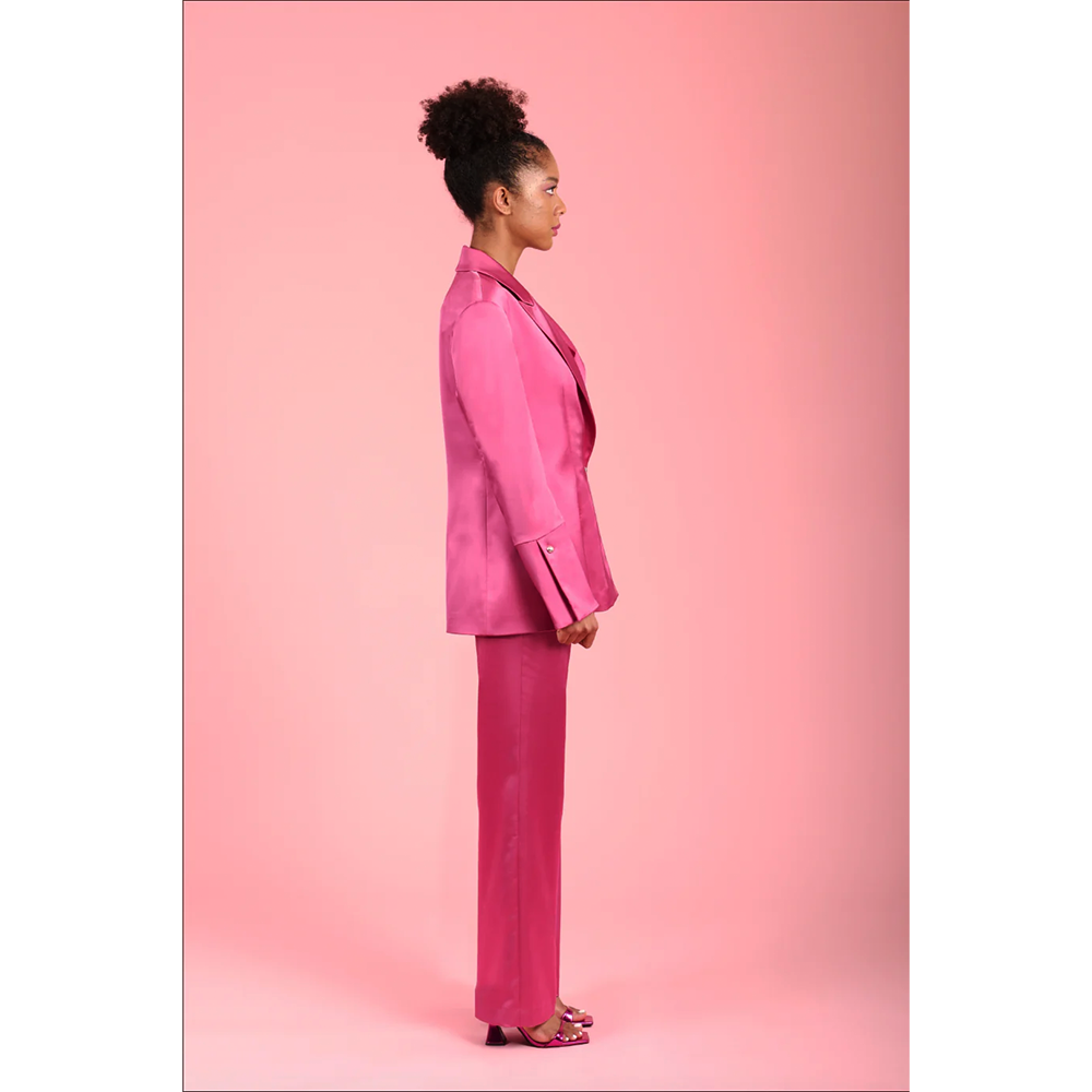 Kiwifarbener SUITITION nachhaltiger Blazer, Slow Fashion, hochwertige Mode