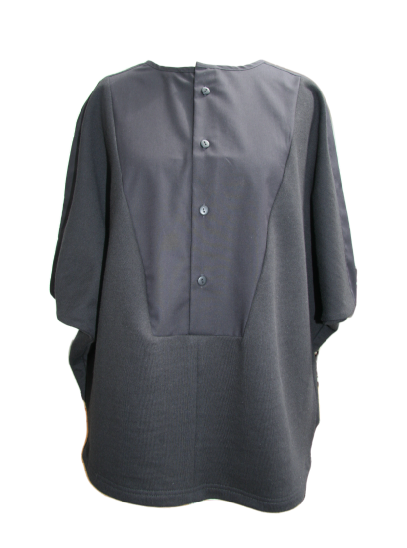 LIMO - Jersey Bluse - Schwarz