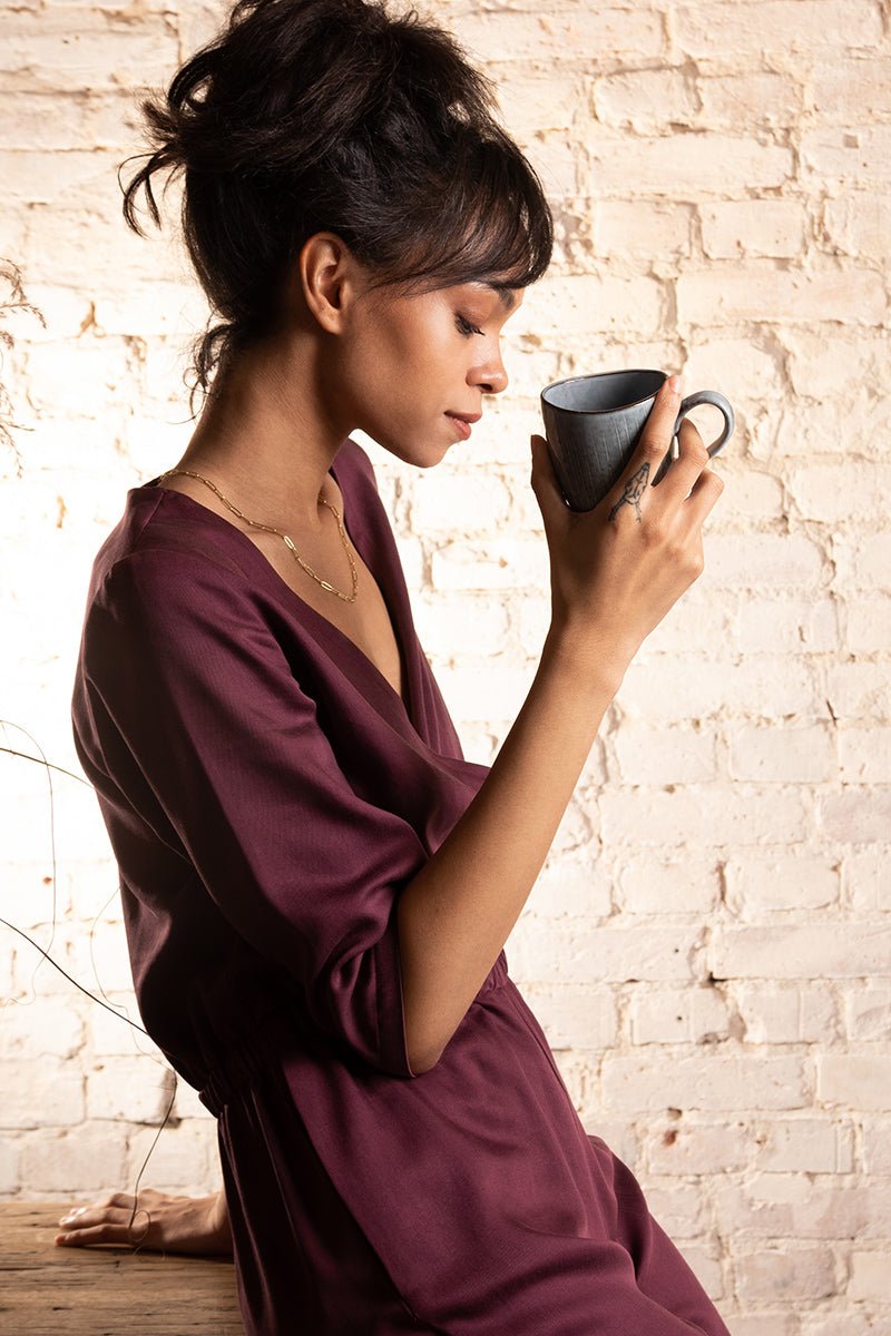 L'amour est bleu bietet den Overall Modell Laetitia für bewusste Modekunden an.