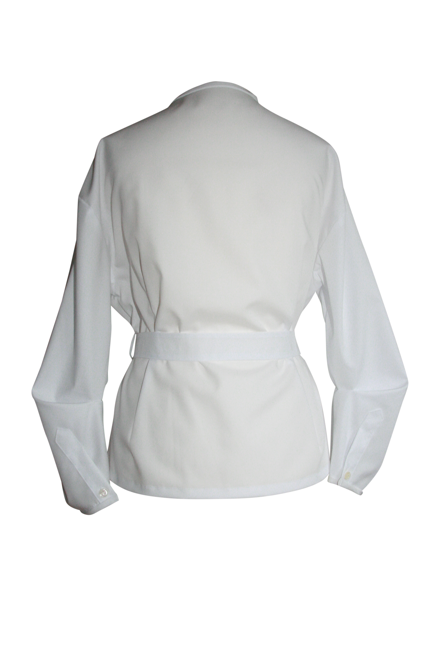 LIMO - Bluse mit Taillengürtel - Weiß