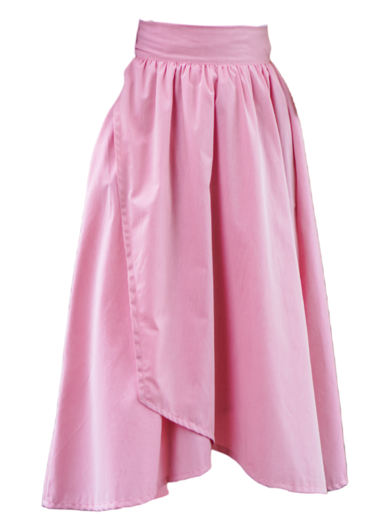 Nachhaltiger und stilvoller langer Rosa-Rock von Limo, ein Highlight für jede Garderobe, die Wert auf nachhaltige Mode legt.