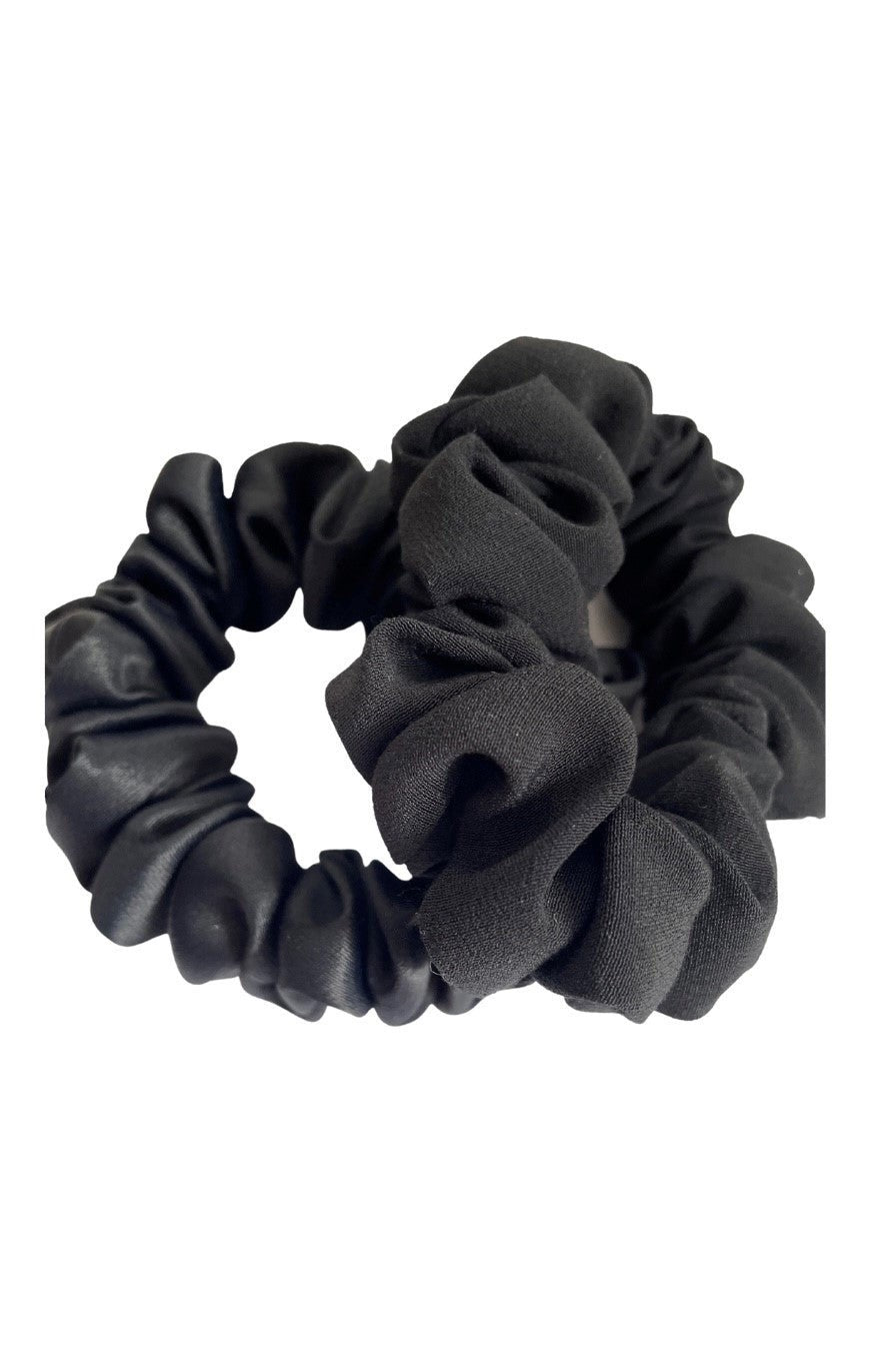 Scrunchie aus Lyocell in schwarz NINA REIN Slow Fashion durch Zero Waste