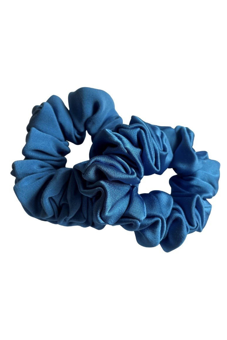 Scrunchie aus Lyocell in blau NINA REIN Slow Fashion durch Zero Waste