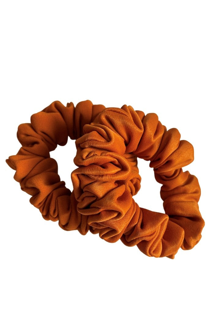 Scrunchie aus Lyocell in orange NINA REIN Slow Fashion durch Zero Waste