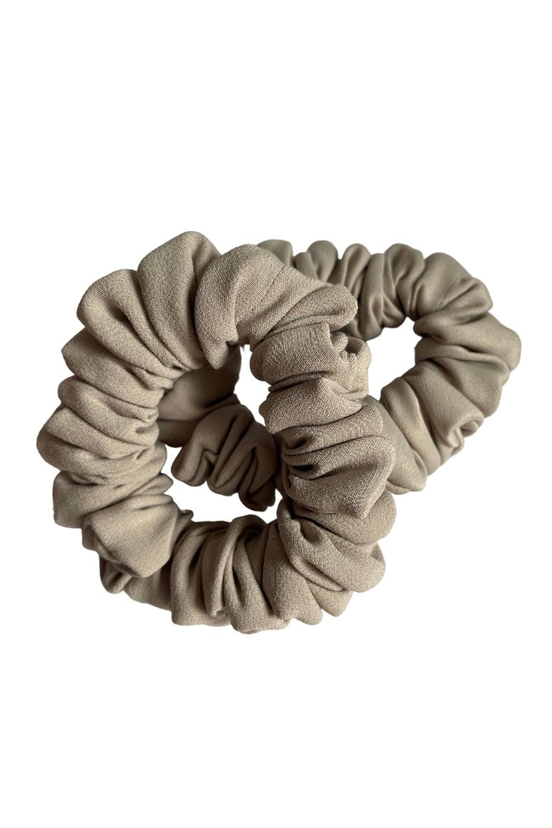 Scrunchie aus Lyocell in greige NINA REIN Slow Fashion durch Zero Waste