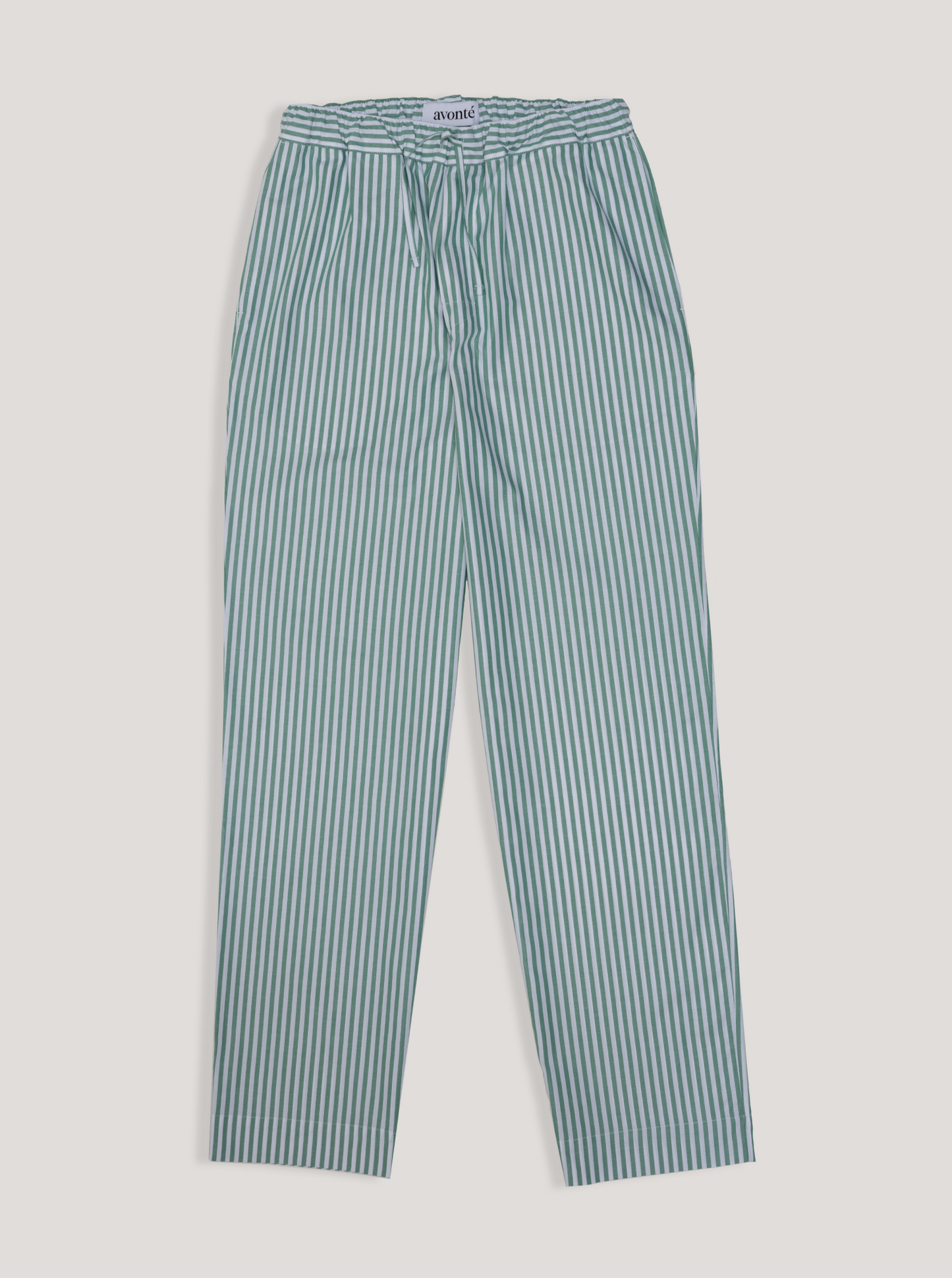 Pyjamahose - gratitude green stripe