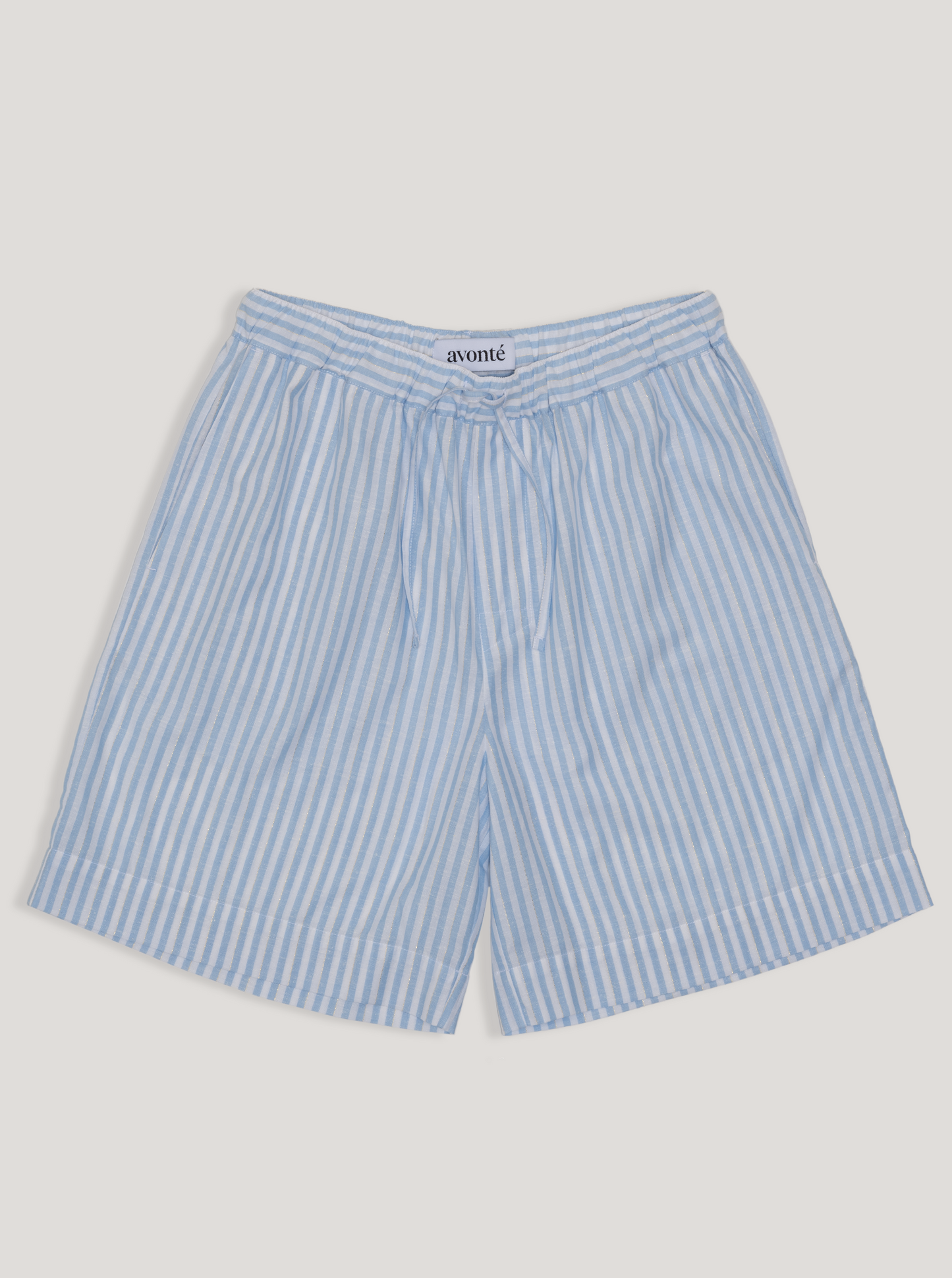 Pyjama Shorts - golden clouds stripe