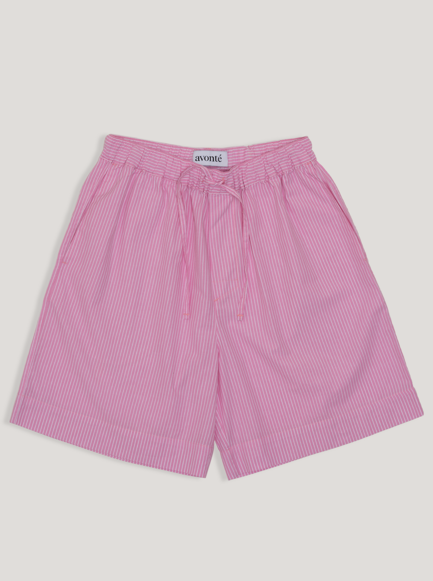 Pyjama Shorts - pretty pink stripe