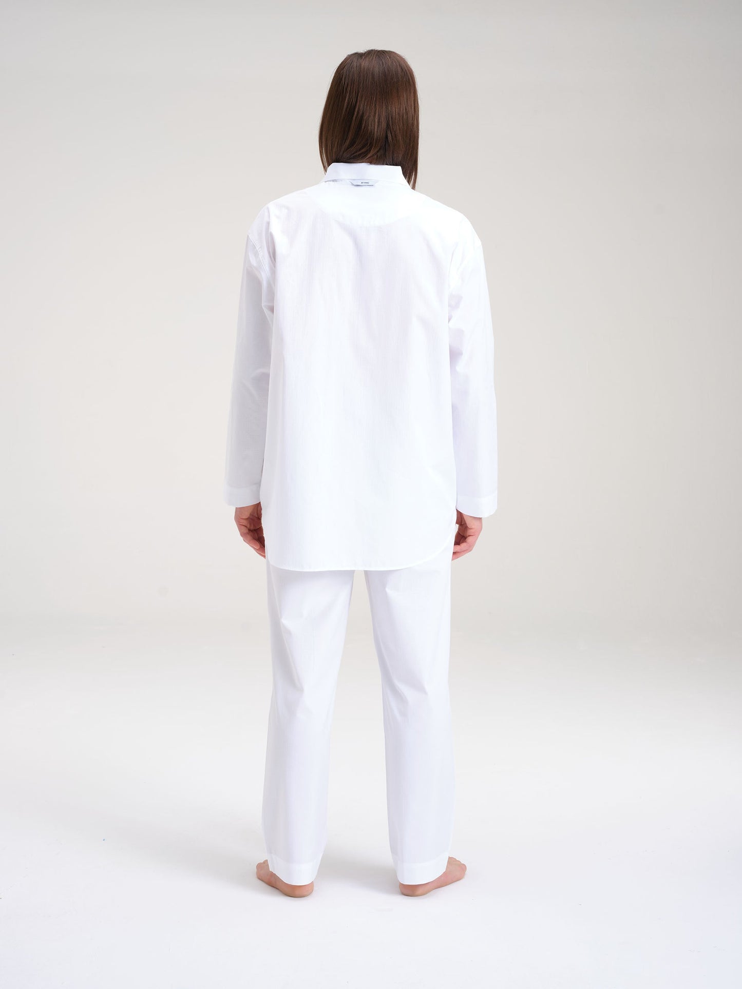 Pyjamahemd - worthy white