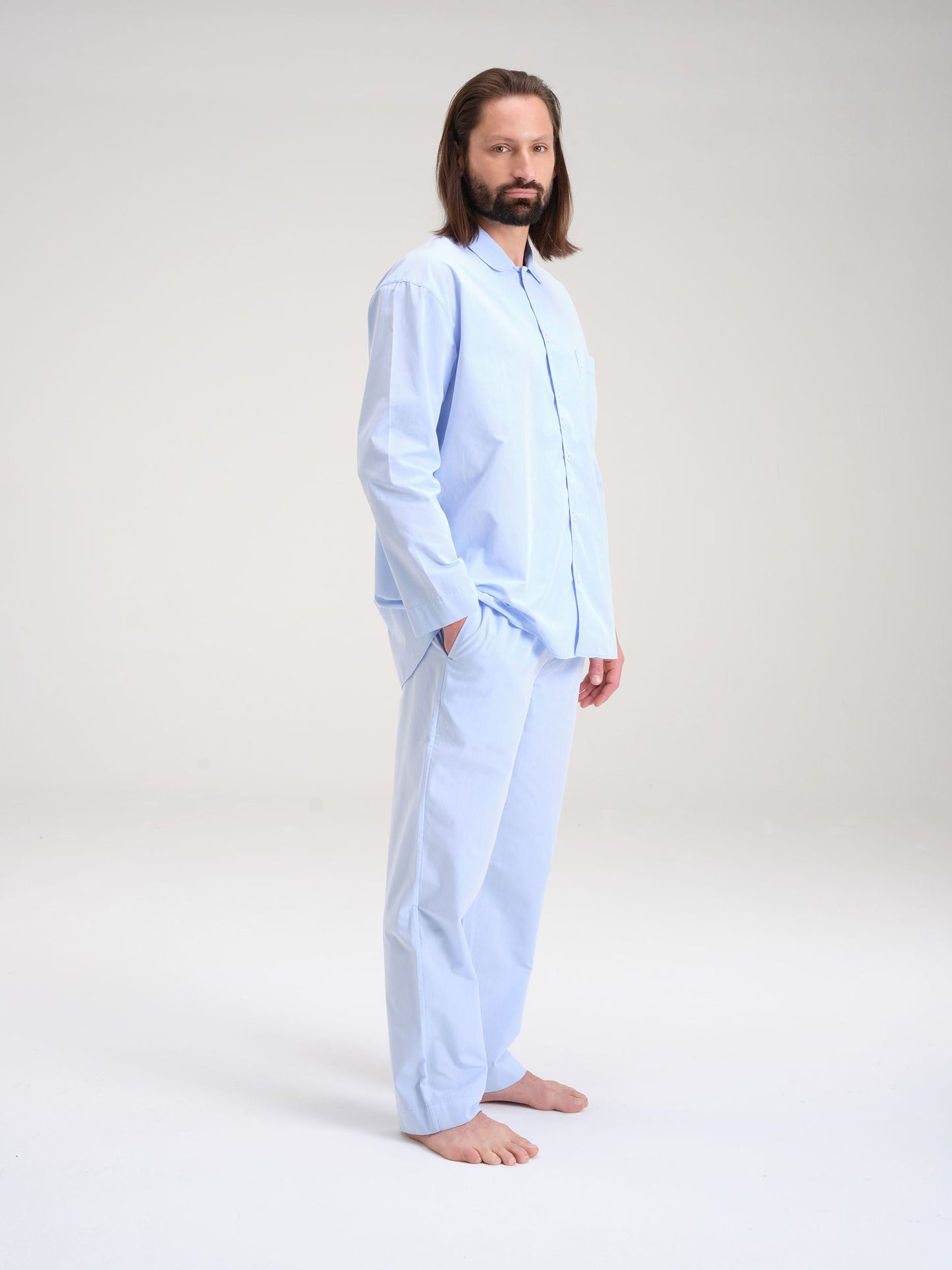 Pyjamahose - breeze blue