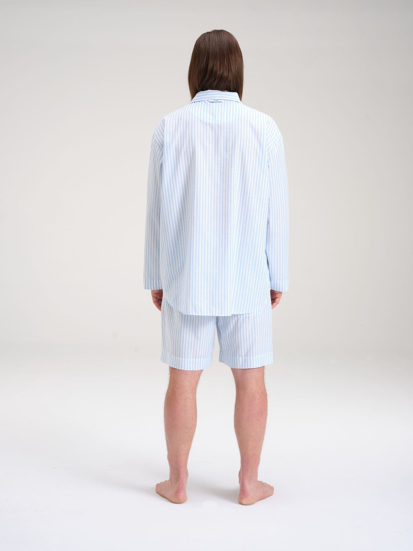 Pyjama Shorts - golden clouds stripe