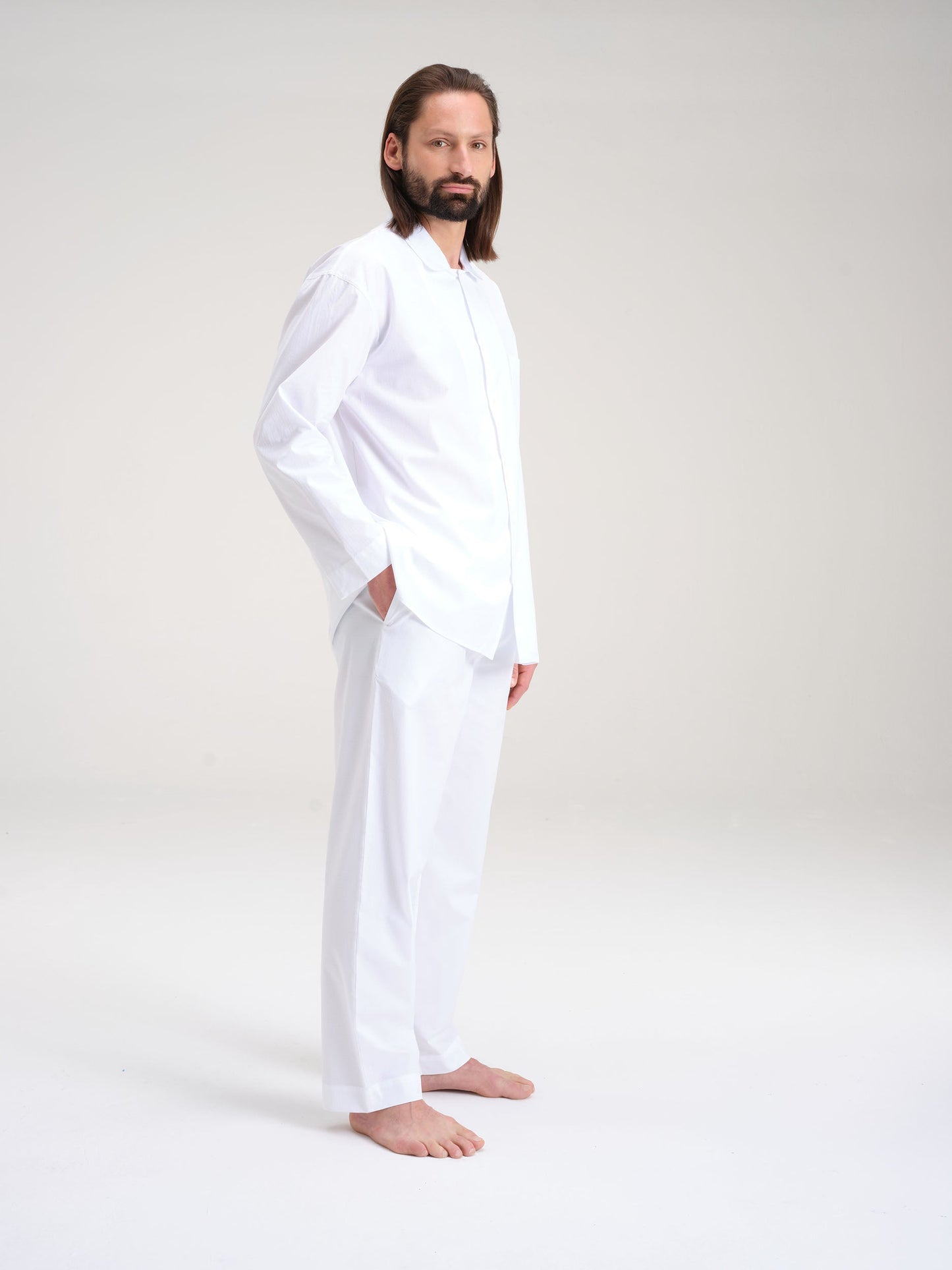 Pyjamahose - worthy white
