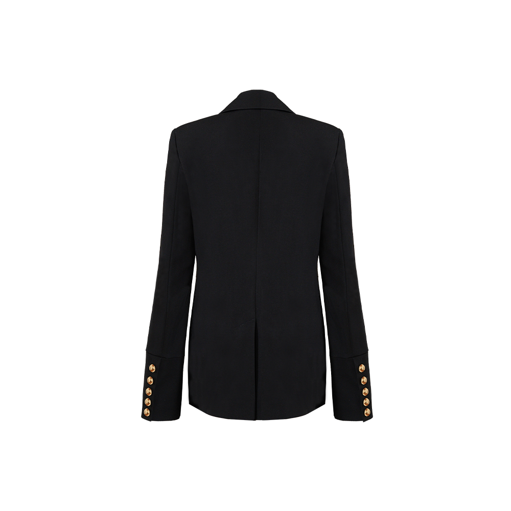 Nachhaltiger Blazer von SUITION in schwarz, Slow Fashion, umweltfreundliche Mode